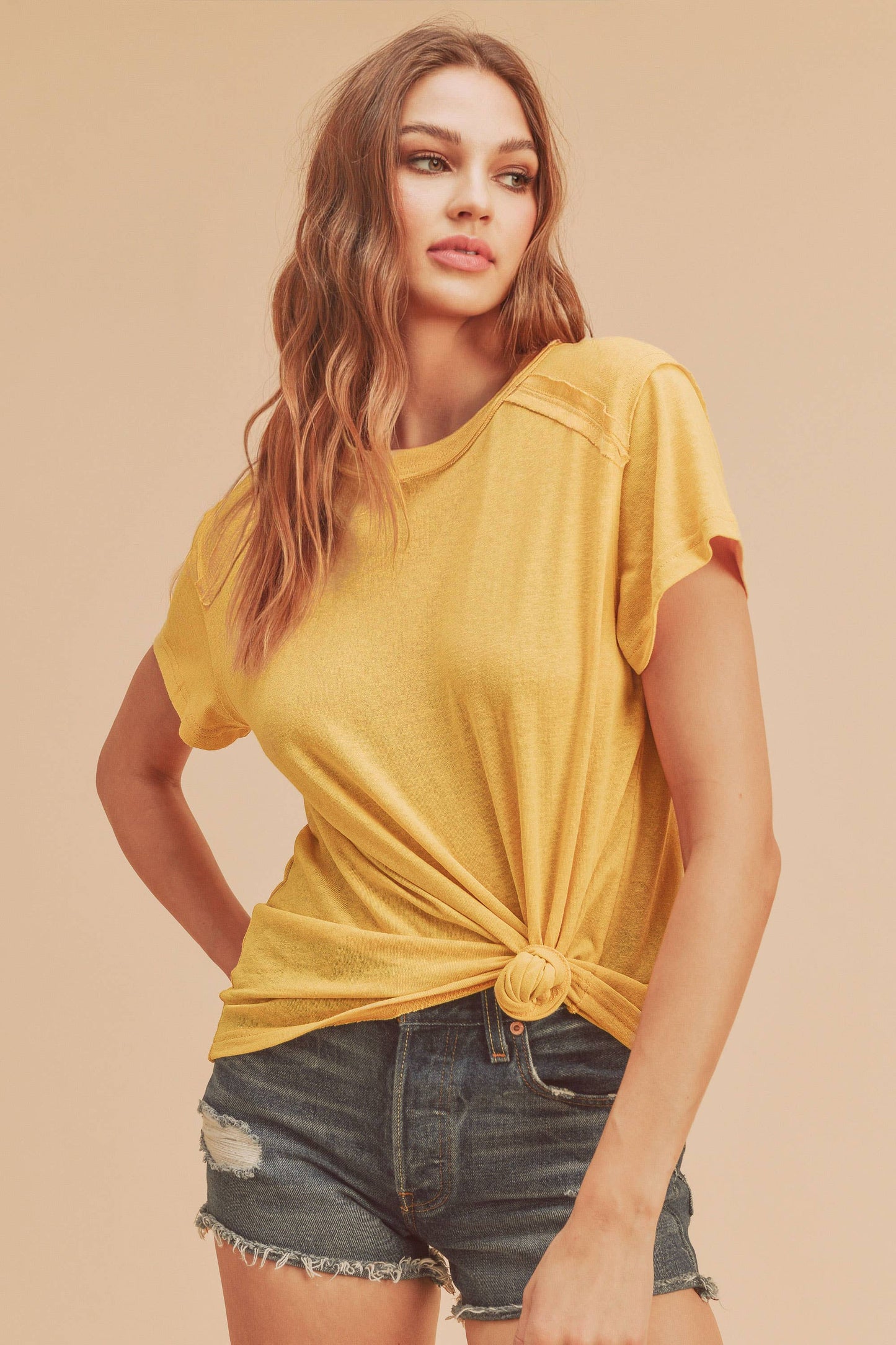 AEMI + CO - 847AN Junie Top: L / Top / White