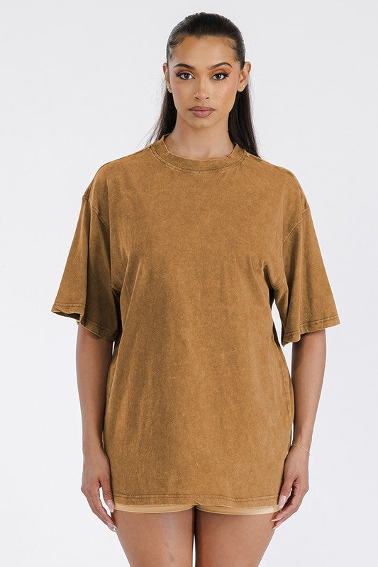 Womens Oversized Cotton Boyfriend Shirt
