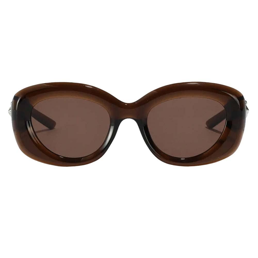 Fifth & Ninth - Bianca Polarized Sunglasses: Brown