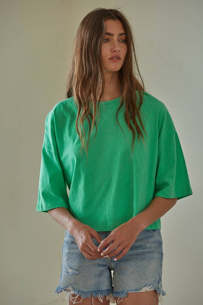 By Together - L6643 | USUAL HABITS TEE: Off White