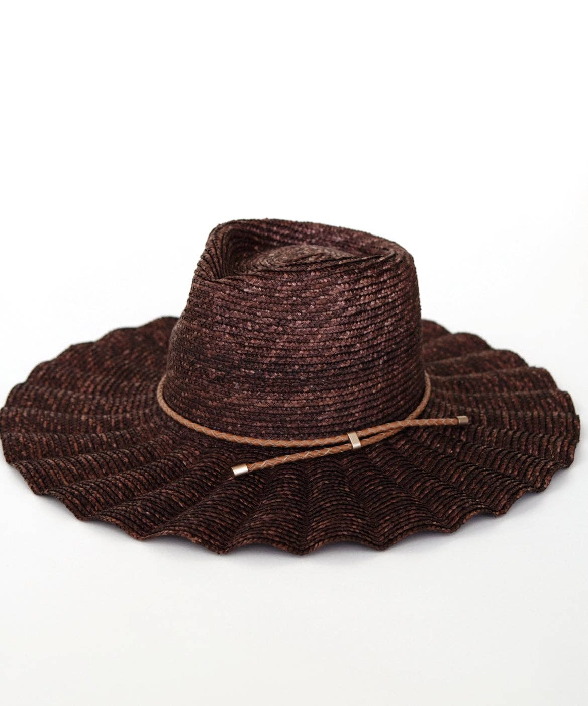 Augustine Hat Co. - Nalu Brown - Wide brim straw hat