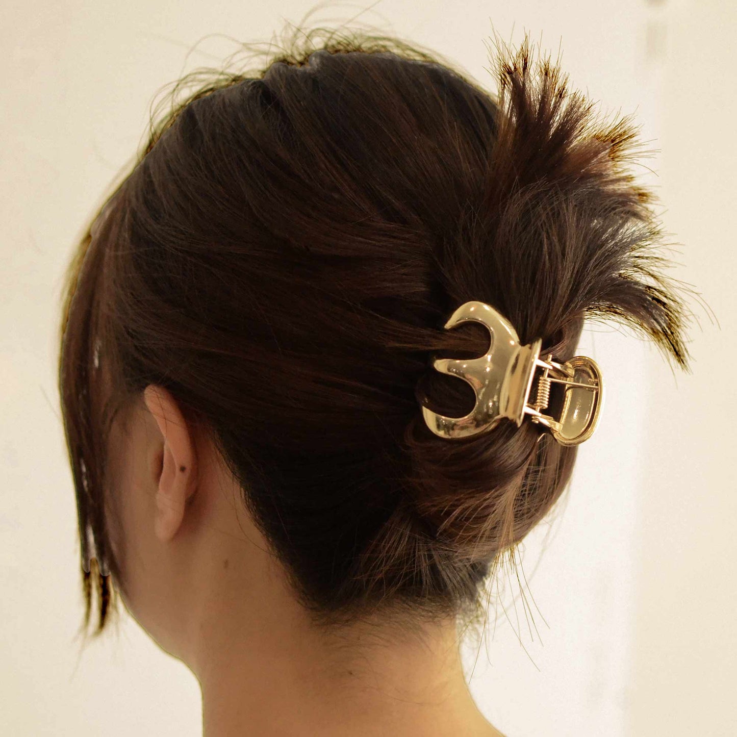 nar'sha - Metal Hair Claw Clip | Gold