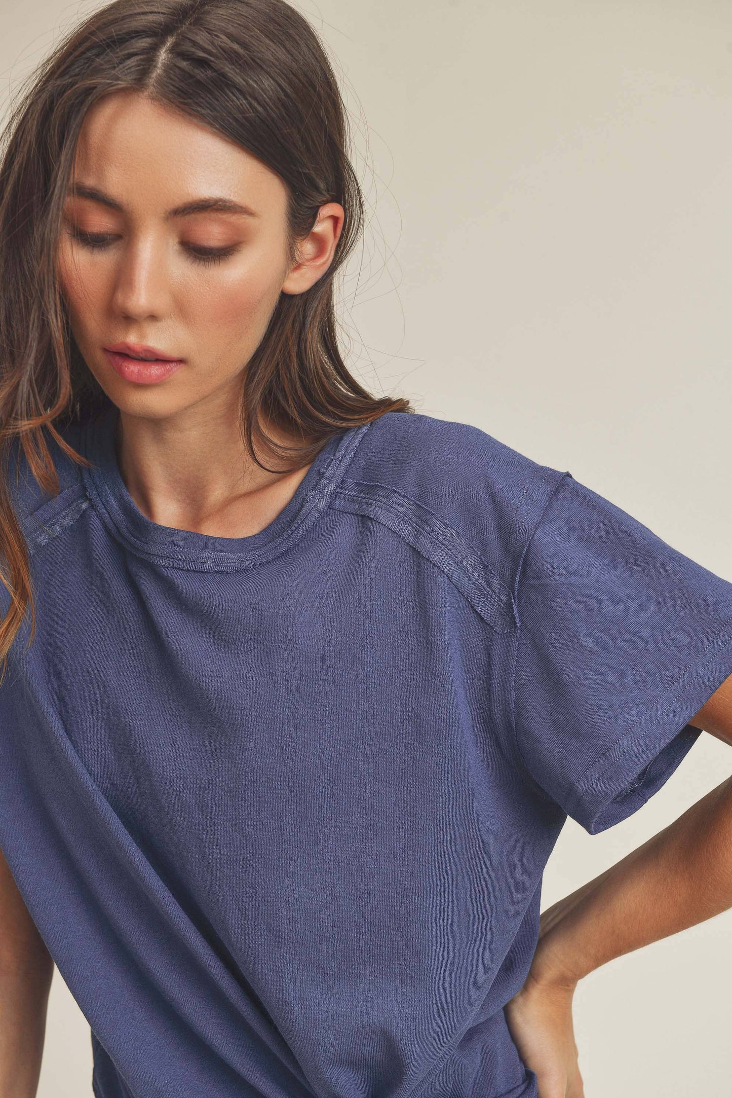 AEMI + CO - 847AN Junie Top: L / Top / White