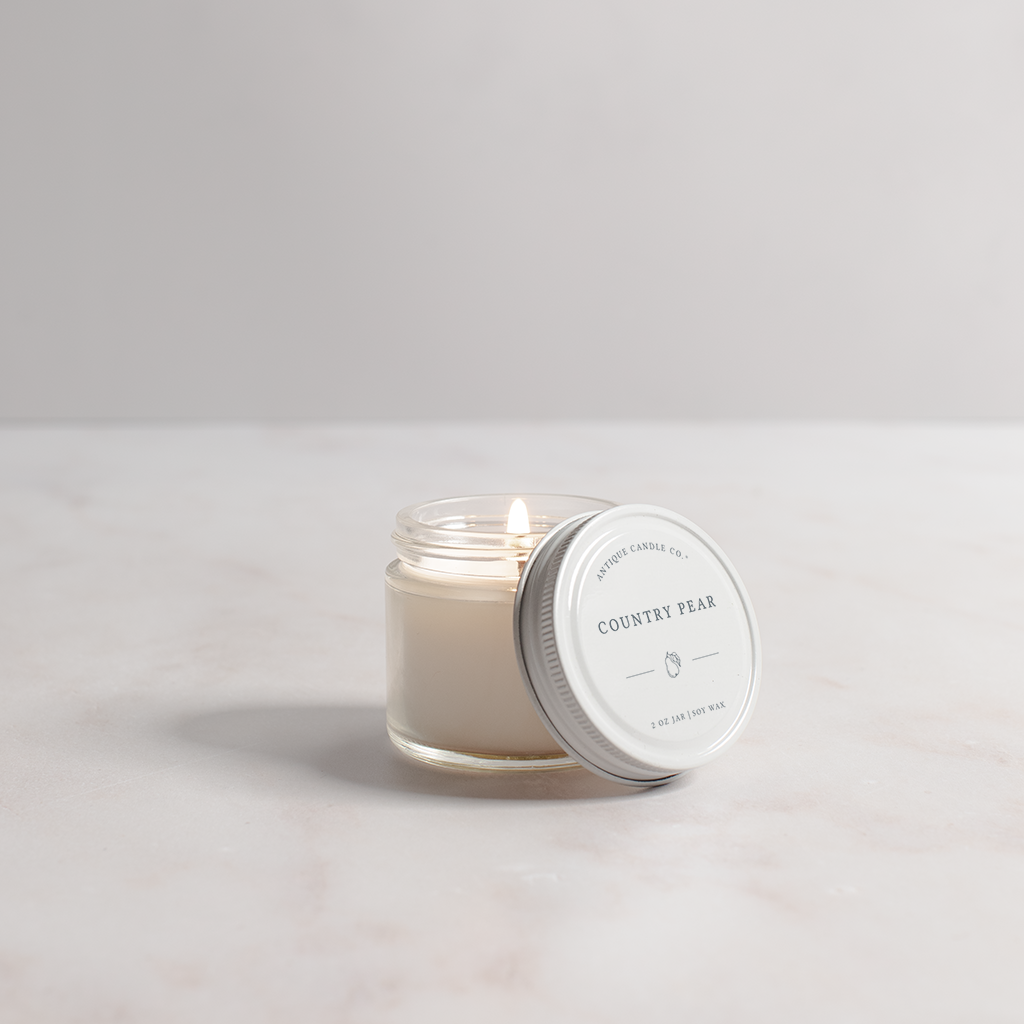Antique Candle Co.® - Country Pear - Soy Wax Mason Jar Candle: 8 oz
