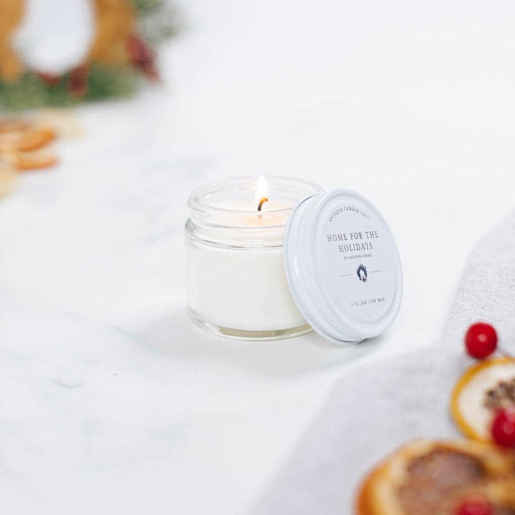 Antique Candle Co.® - Home for the Holidays - Soy Candle: 1 mason jar (16 oz)