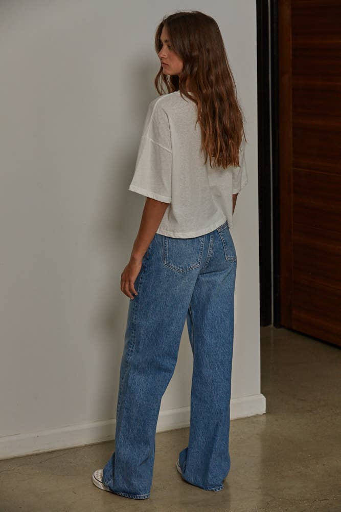 By Together - L6643 | USUAL HABITS TEE: Off White