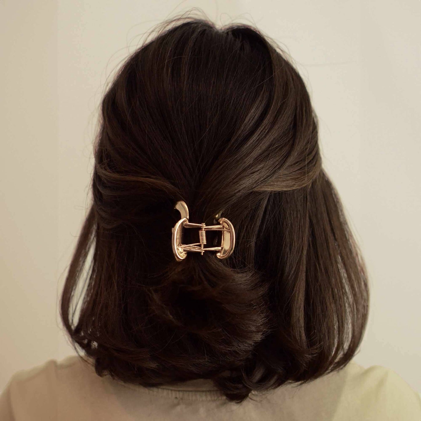nar'sha - Metal Hair Claw Clip | Gold