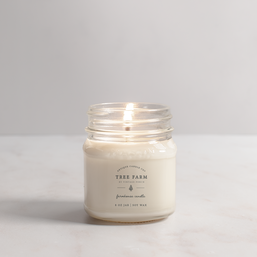 Antique Candle Co.® - Tree Farm - Soy Wax Mason Jar Candle: 2 oz