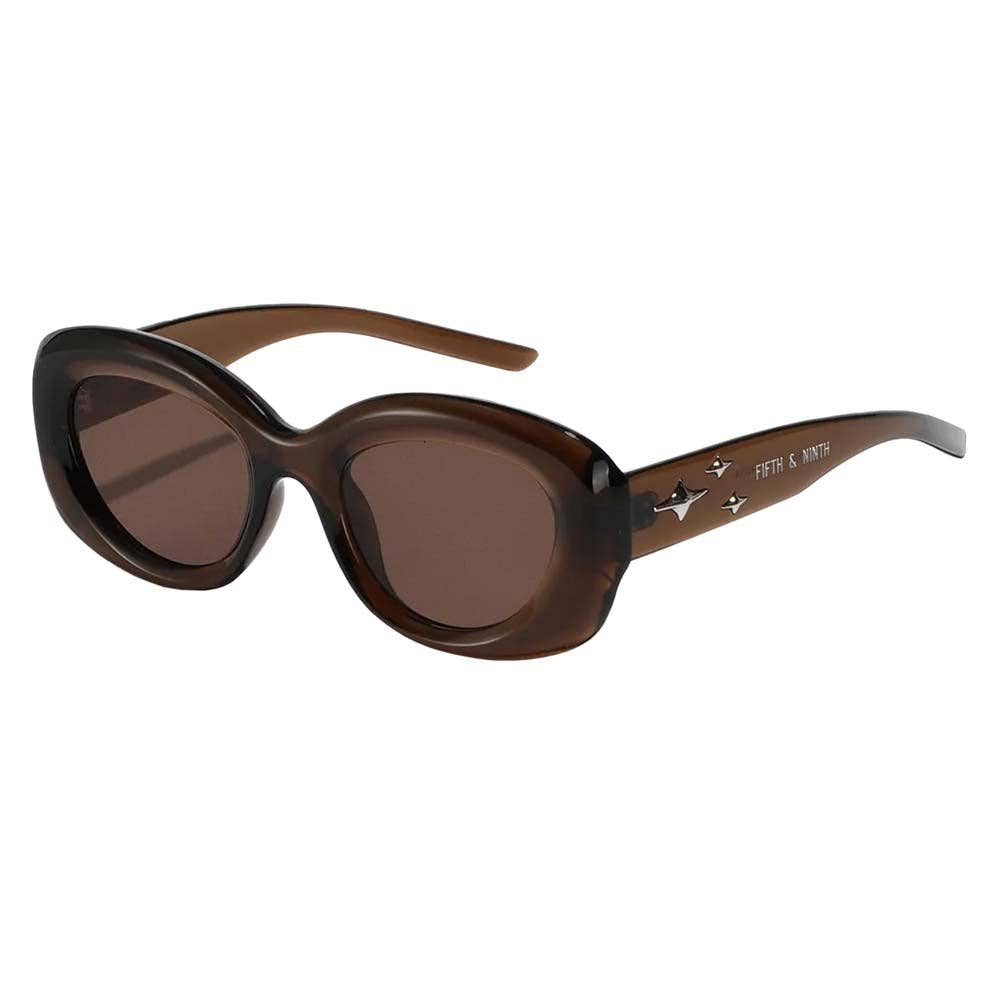Fifth & Ninth - Bianca Polarized Sunglasses: Brown