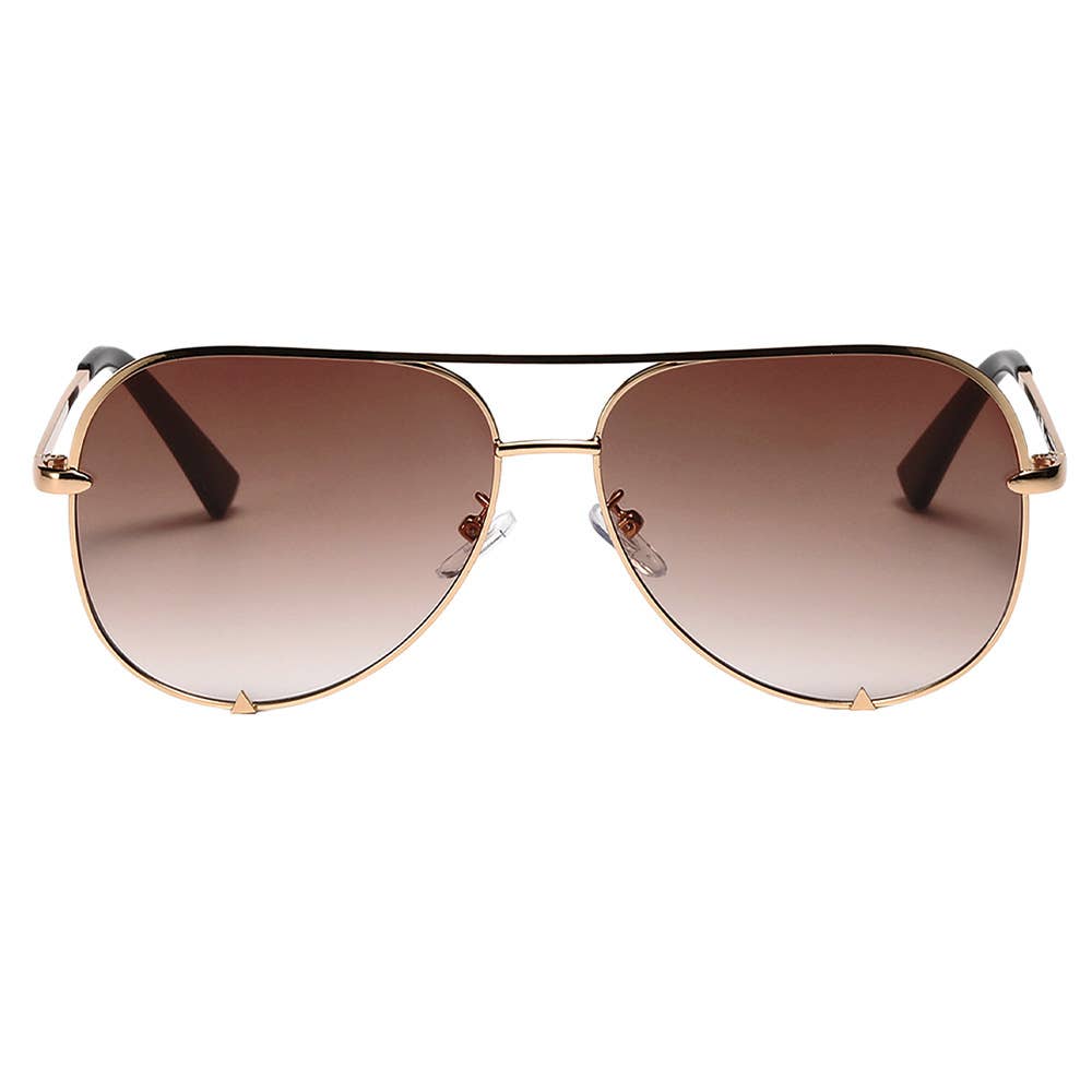 Fifth & Ninth - Walker Polarized Sunglasses: Blush/Gold