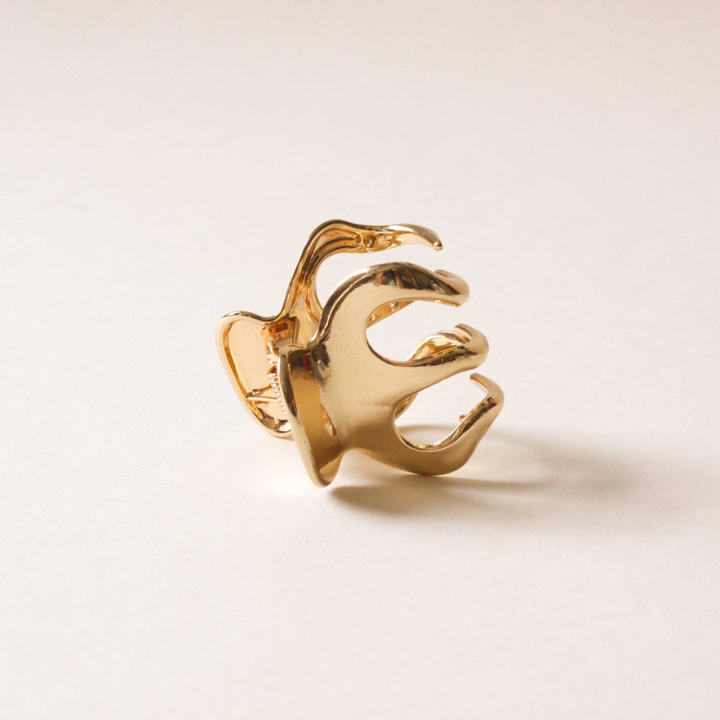 nar'sha - Metal Hair Claw Clip | Gold