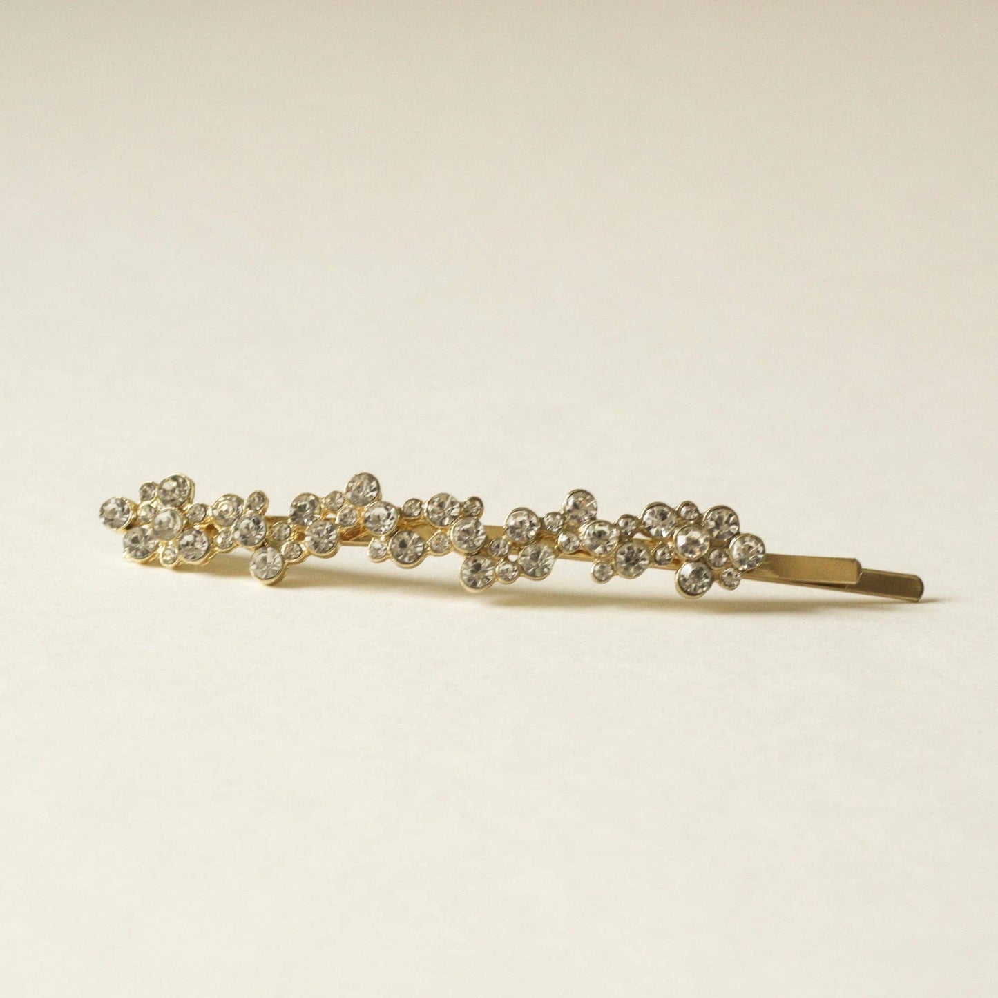 nar'sha - Rhinestone & Metal Hair Bobby Pins | Set of 4