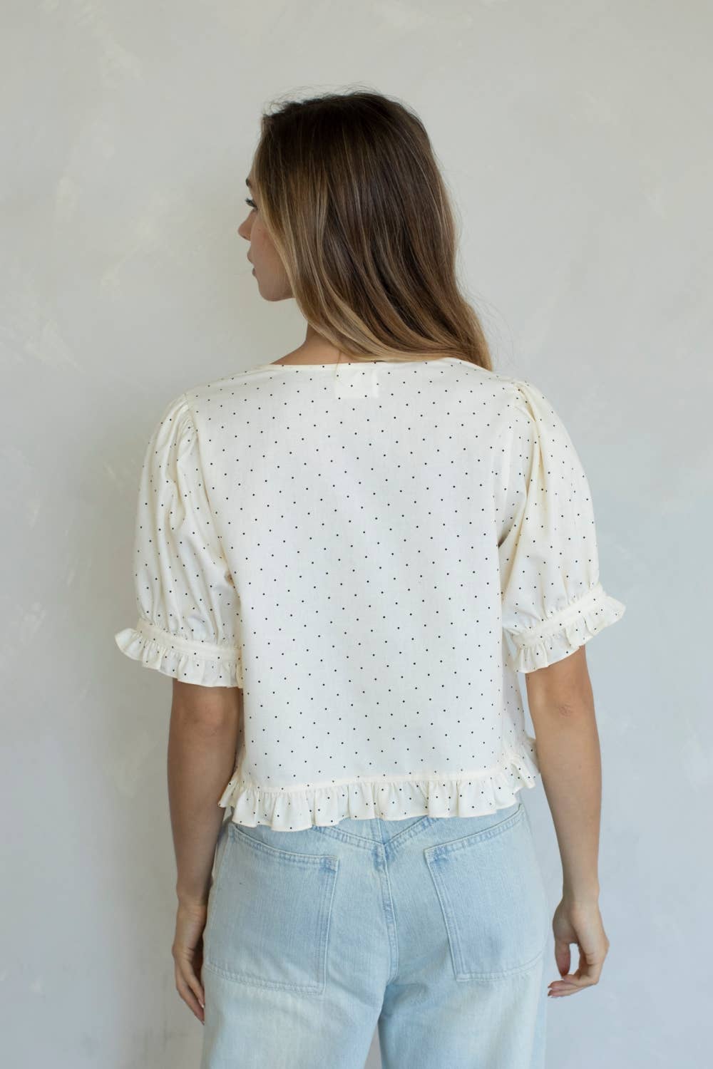 Dana Blouse: CREAM