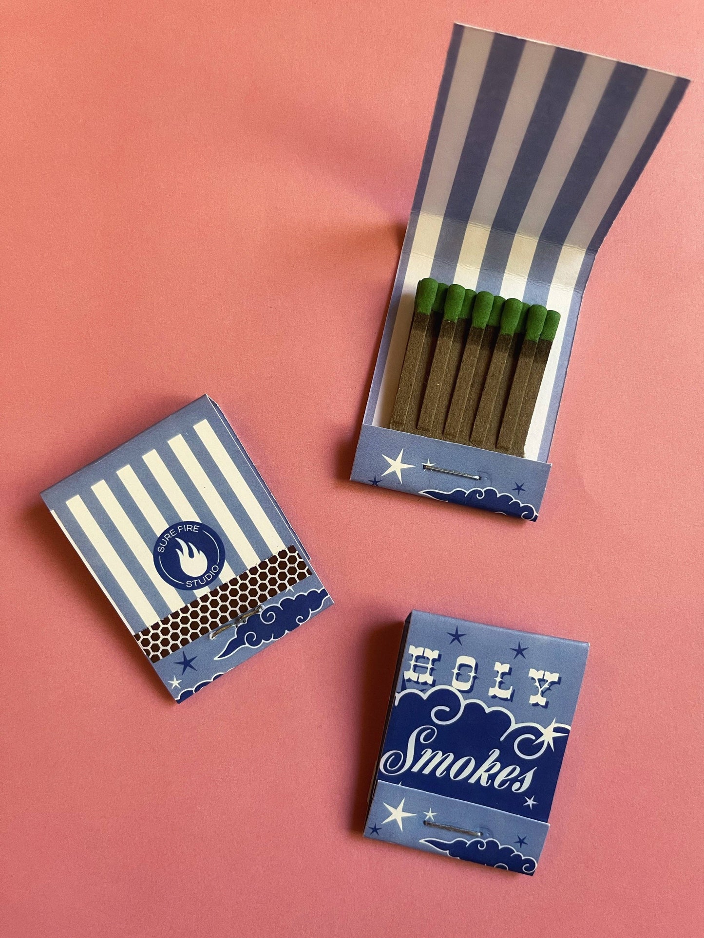 Sure Fire Studio - Holy Smokes Matchbook
