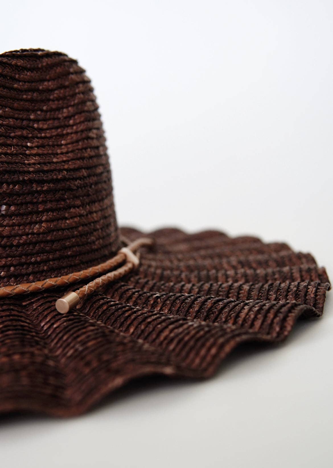 Augustine Hat Co. - Nalu Brown - Wide brim straw hat