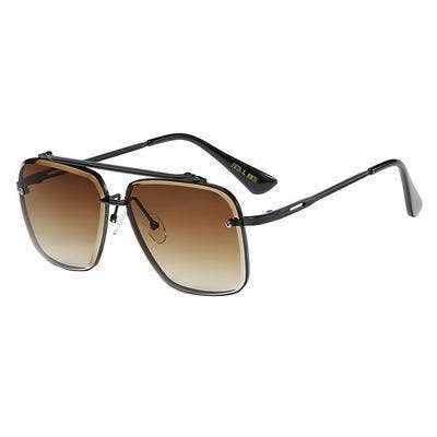 Fifth & Ninth - Memphis Sunglasses: Brown/Gold