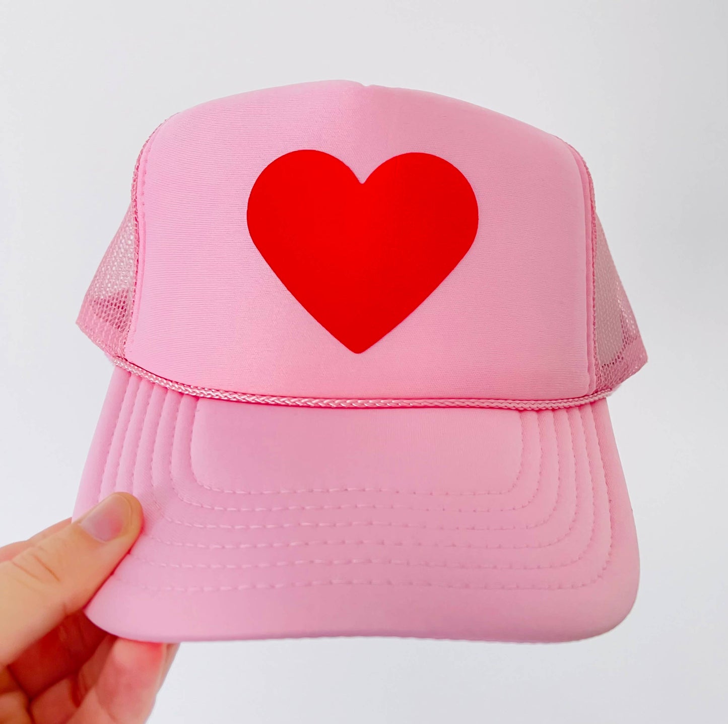 Rad Hat Society - HEART ♥️: Red / Neon Pink