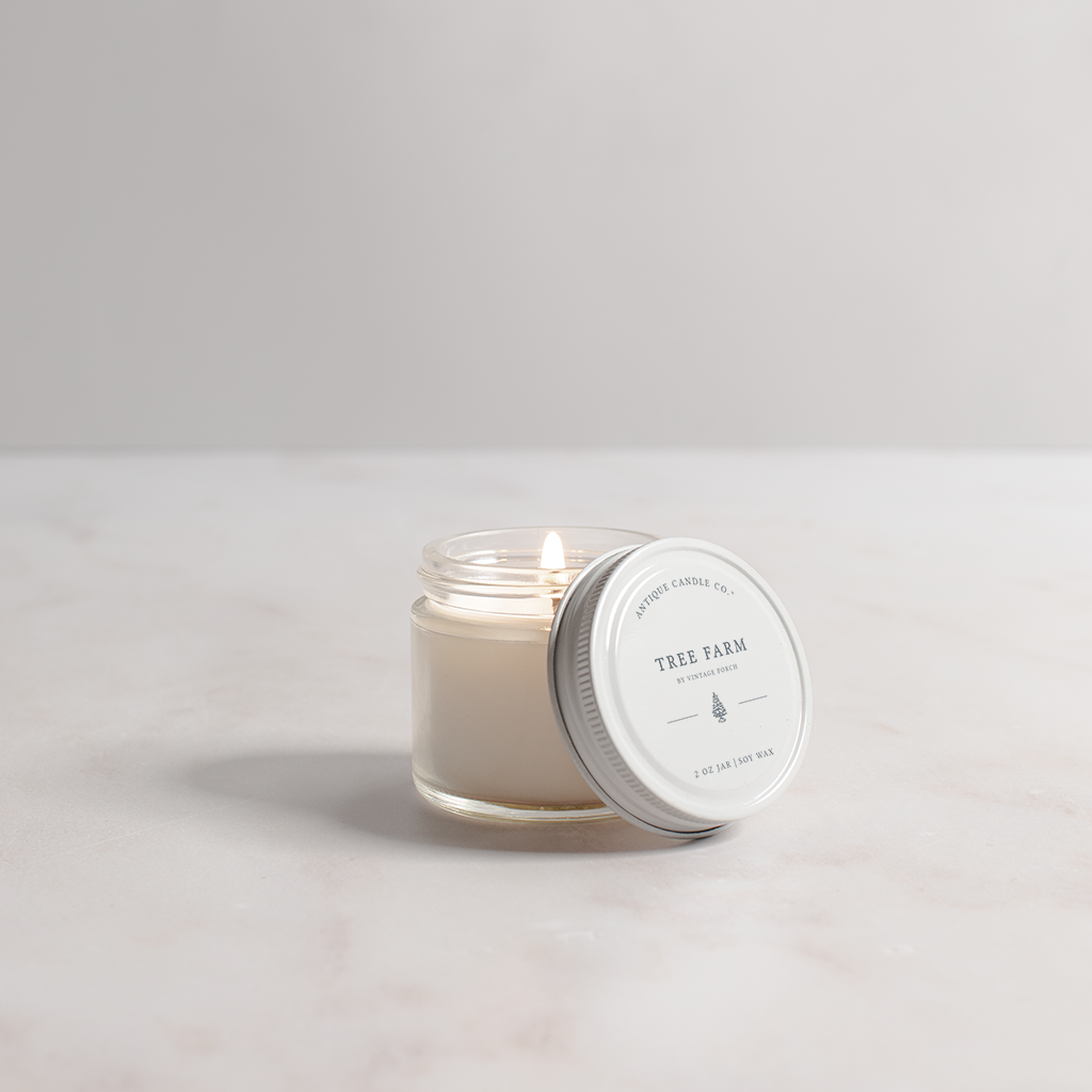Antique Candle Co.® - Tree Farm - Soy Wax Mason Jar Candle: 2 oz