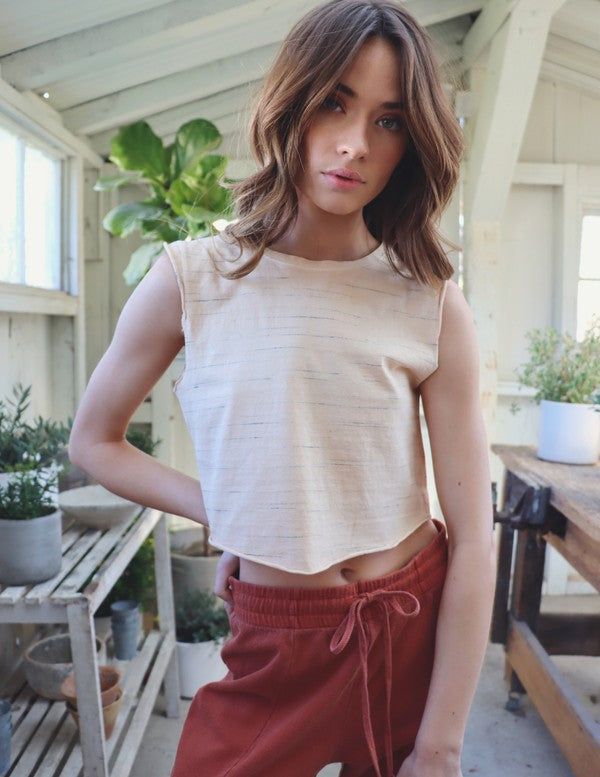 Woodstock Tank- Apricot