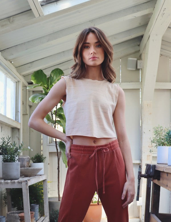 Woodstock Tank- Apricot
