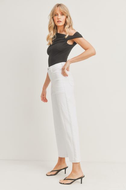 DENIM UTILITY PANTS