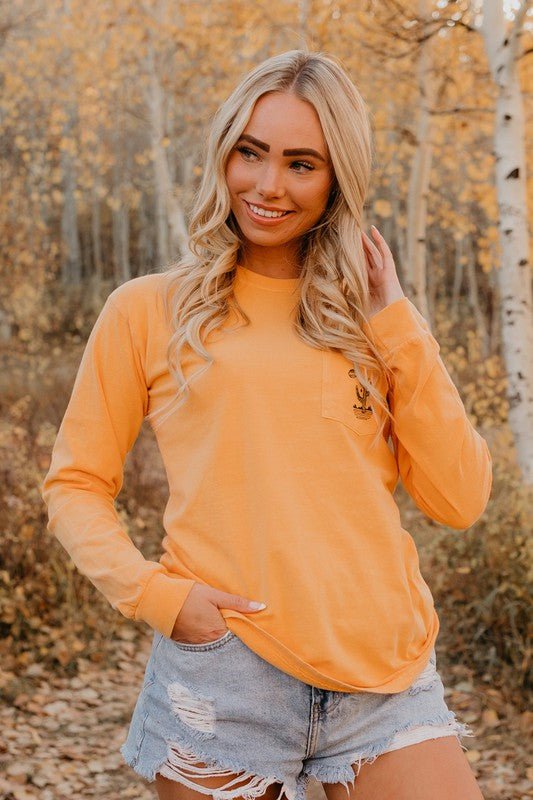 Midnight Desert Cactus Long Sleeve