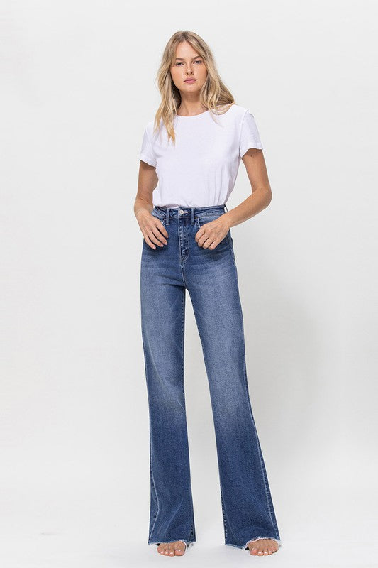 SUPER HIGH RISE RELAXED FLARE