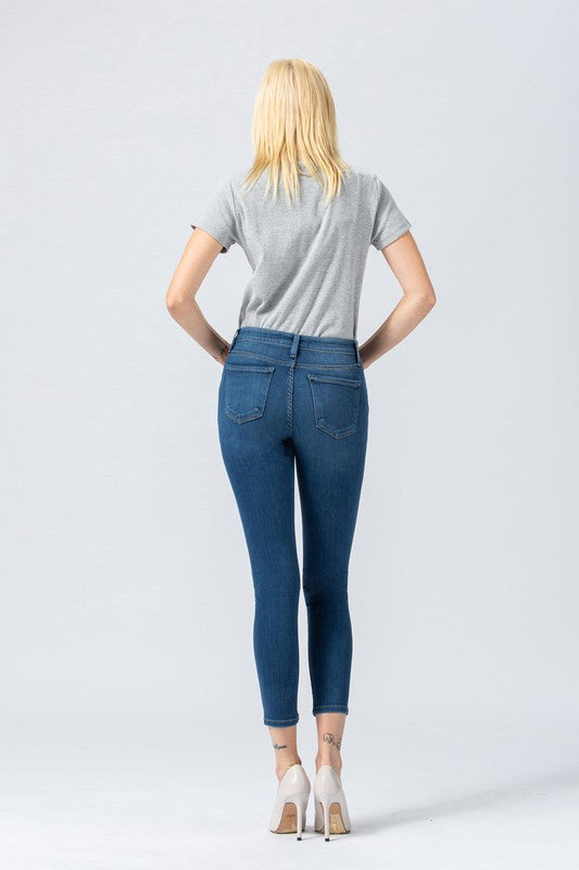 MID RISE XTRA LYCRA ANKLE SKINNY