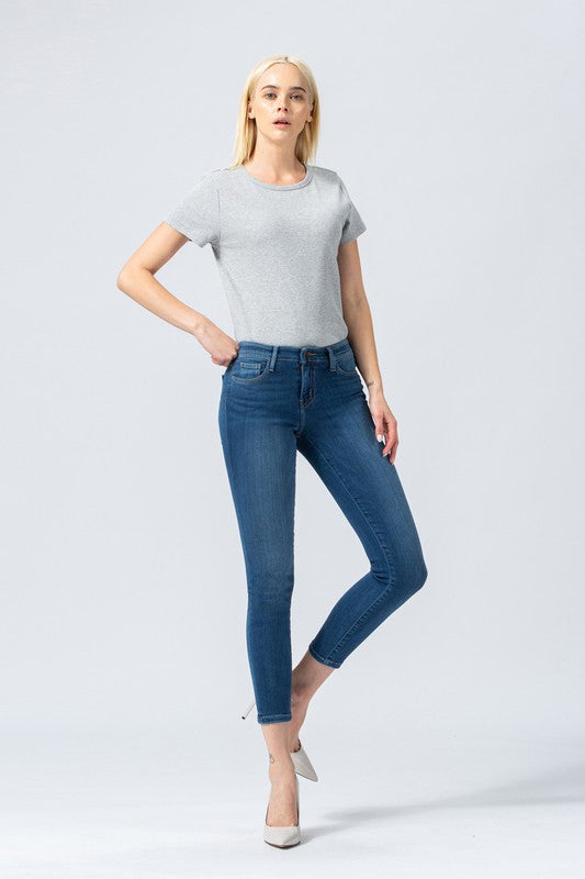 MID RISE XTRA LYCRA ANKLE SKINNY