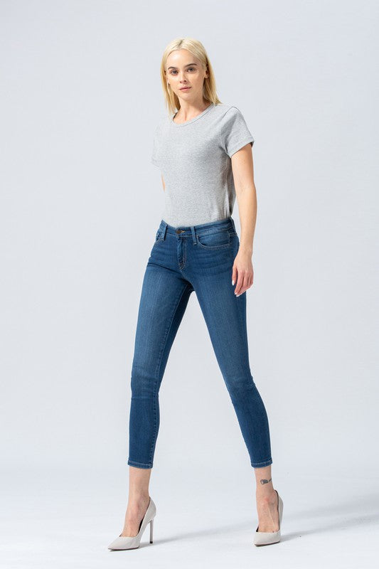 MID RISE XTRA LYCRA ANKLE SKINNY