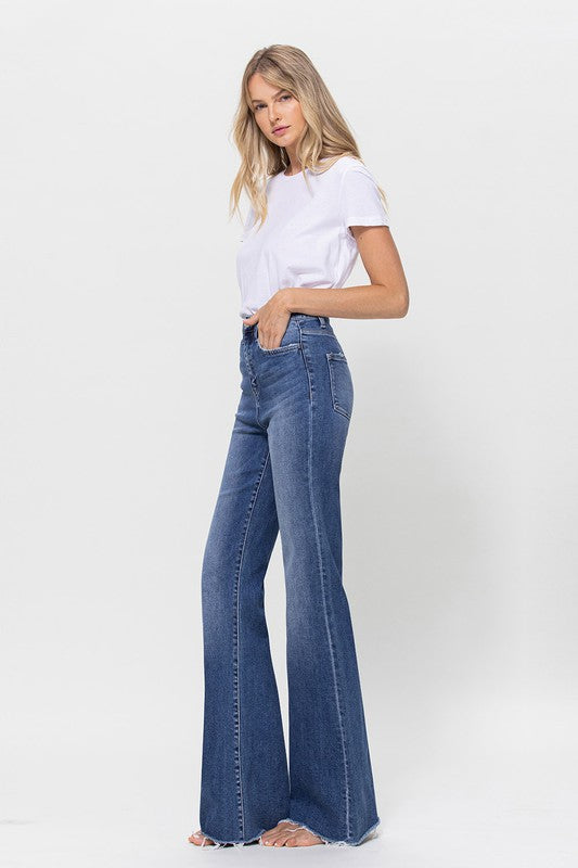 SUPER HIGH RISE RELAXED FLARE