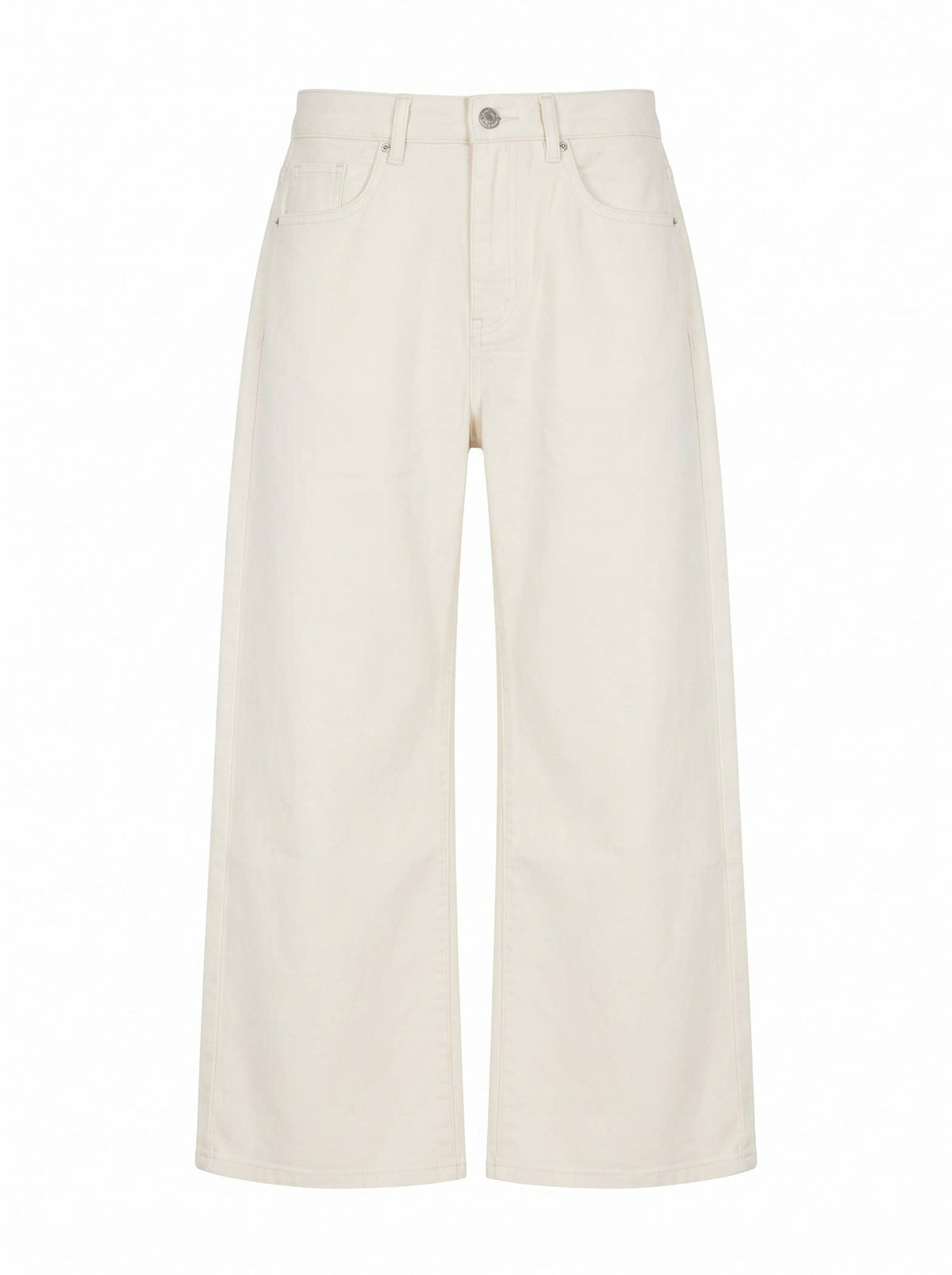 J LINE | LUZINA - ESSENTIAL WIDE LEG JEANS IN CREAM AND BLACK: BLACK