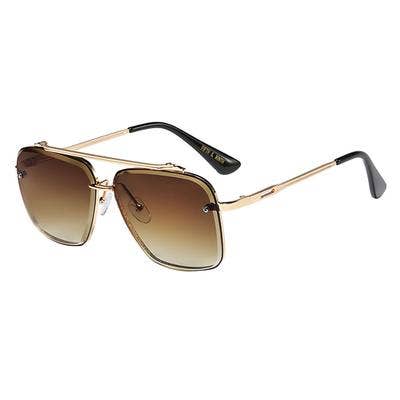 Fifth & Ninth - Memphis Sunglasses: Brown/Gold