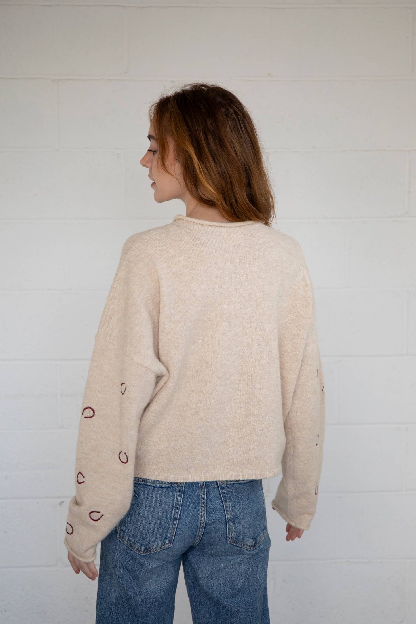 Things Between - Piper Cardigan - Horse Shoes: Oat