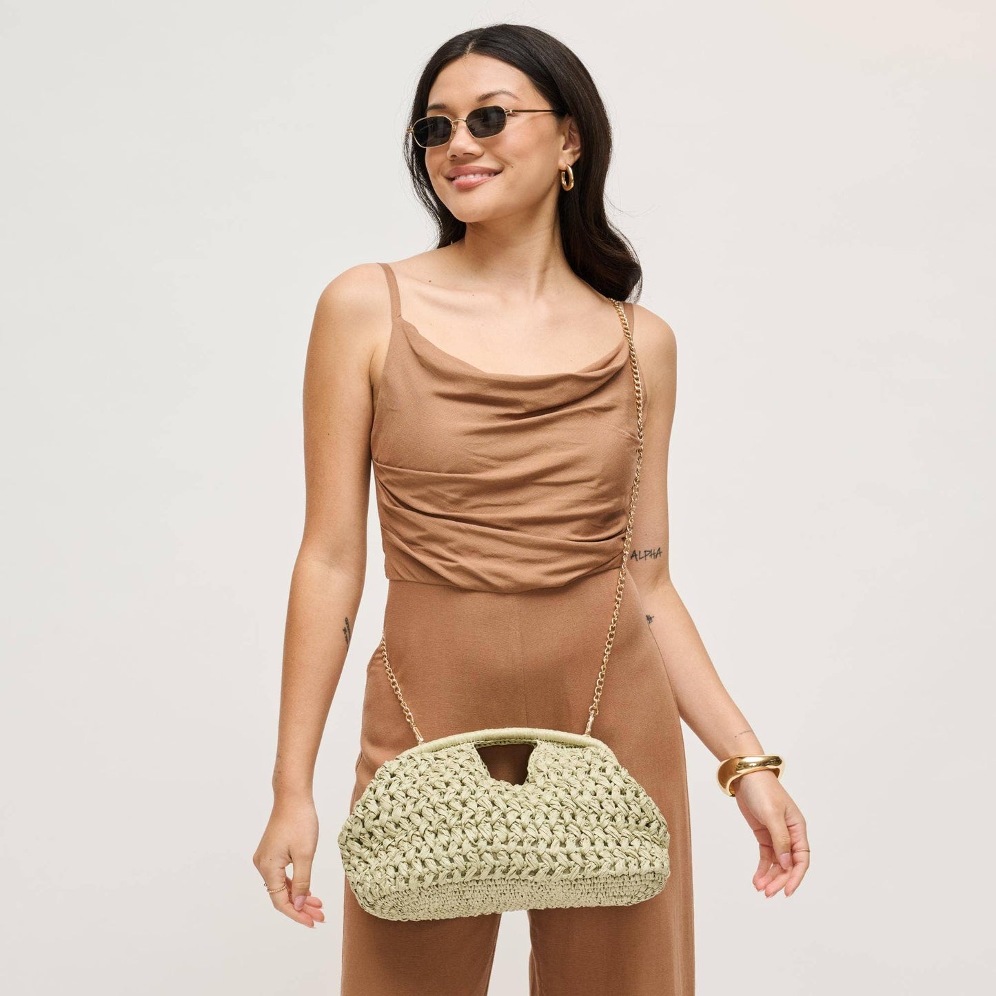 Abigail Crossbody: Sage