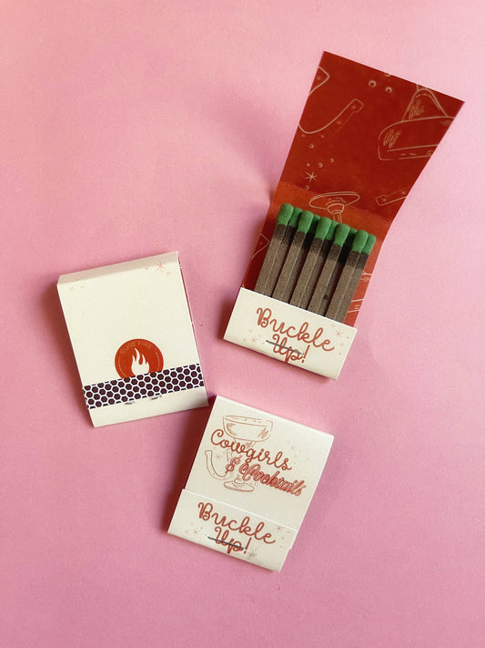 Sure Fire Studio - Cowgirls & Cocktails Matchbook
