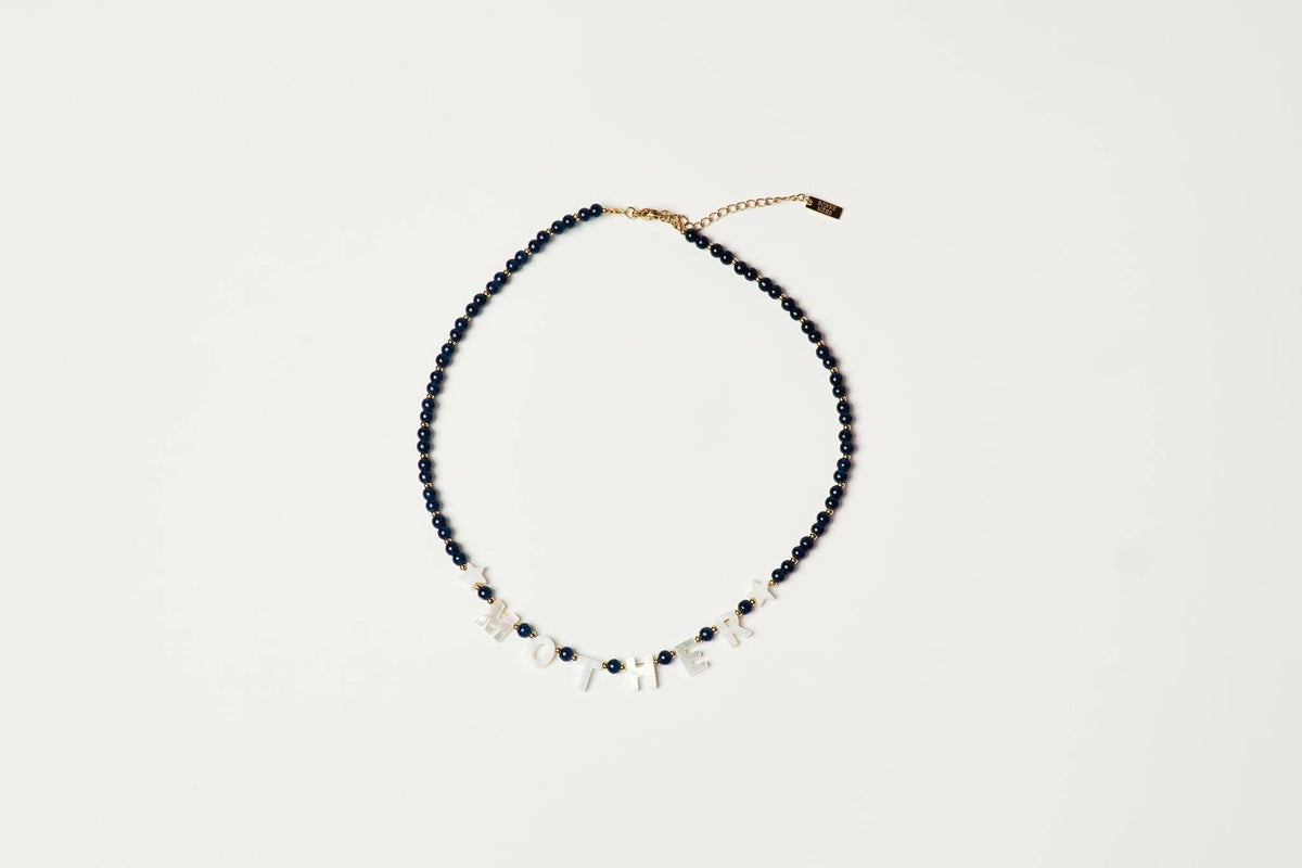 BONNE MÈRE - Mother Necklace - Navy