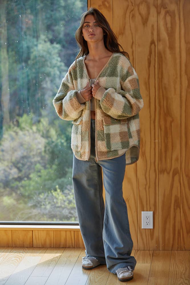 THE ELDRIDGE JACKET: Green Taupe