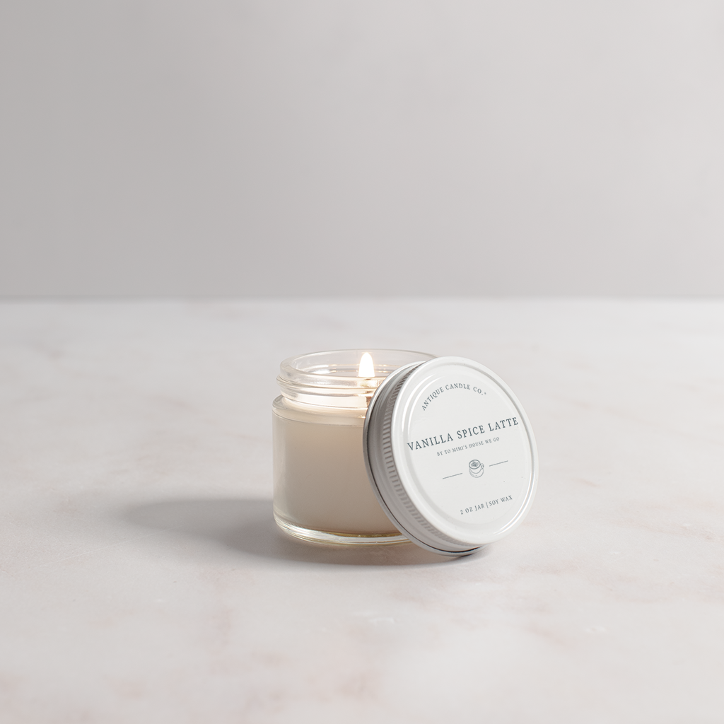 Antique Candle Co.® - Vanilla Spice Latte - Soy Candle: 1 mason jar (16oz)