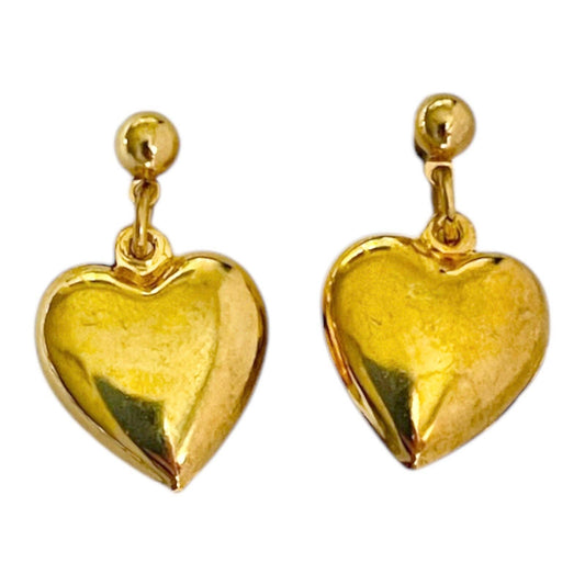 The Sage Vintage - Bubble Heart Earrings - Deadstock