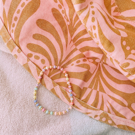 driftaway jewelry - Pastel and Gold Filled Beaded Bracelet