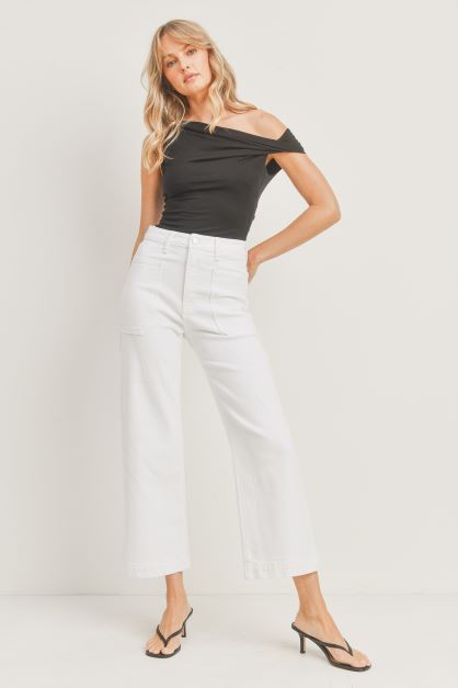 DENIM UTILITY PANTS