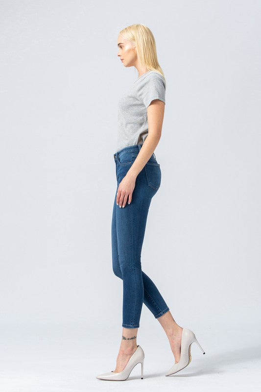 MID RISE XTRA LYCRA ANKLE SKINNY